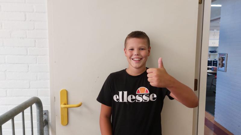 Dave heeft het naar zijn zin Leerling Dave