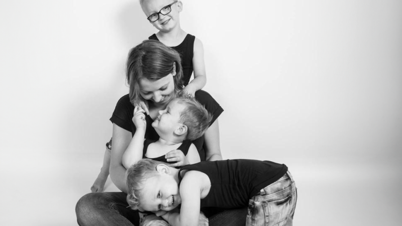 Foto van Silvia, Thijs, Jurre en Rens Foto van Silvia, Thijs, Jurre en Rens