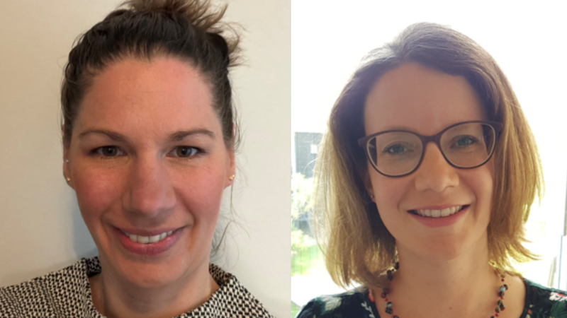 Janneke Corver en Eefje van der Linden-Graafland