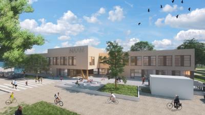 Voorbereidingen nieuwbouw scholen Bargeres begonnen inclusief onderwijs in een nieuw te bouwen schoolgebouw aan de Mantingerbrink in Emmen