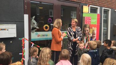 Tine Marcusschool in Assen geopend door wethouder Harmke Vlieg Tine Marcusschool in Assen geopend door wethouder Harmke Vlieg